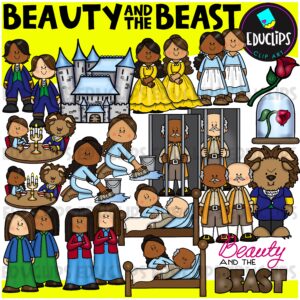Beauty And The Beast Clip Art Bundle {Educlips Clipart}