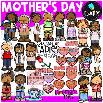 Mother's Day Clip Art Set {Educlips Clipart}