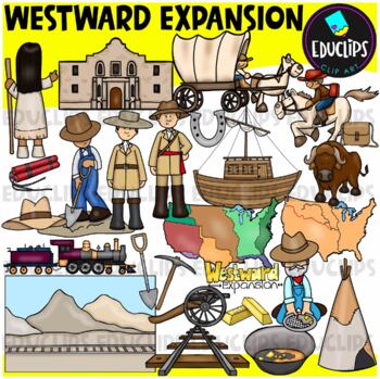 Westward Expansion Clip Art Set {Educlips Clipart}
