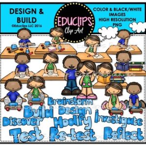 Design & Build Clip Art Bundle {Educlips Clipart}