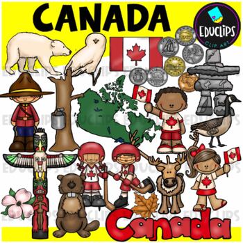 Canada Clip Art Set {Educlips Clipart}
