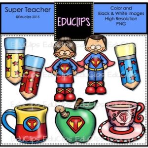 Teacher Fun Pack Clip Art Bundle {Educlips Clipart}