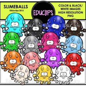 Slimeballs Clip Art Bundle {Educlips Clipart}