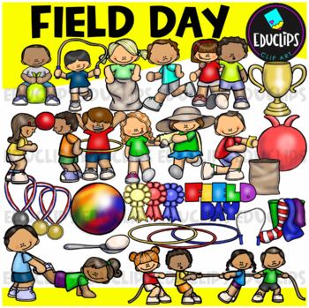 Field Day Clip Art Set {Educlips Clipart}