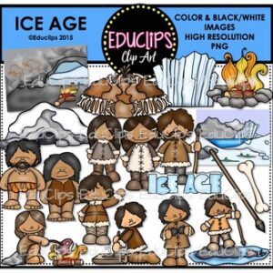 Ice Age Clip Art Bundle {Educlips Clipart}