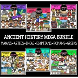 Ancient History Clip Art Mega Bundle {Educlips Clipart}
