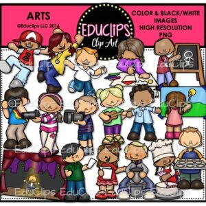 Arts Clip Art Bundle {Educlips Clipart}