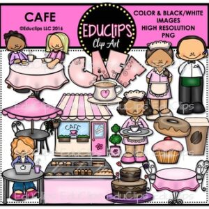 Café Clip Art Bundle {Educlips Clipart}