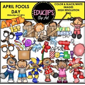 April Fools Day Clip Art Bundle {Educlips Clipart}