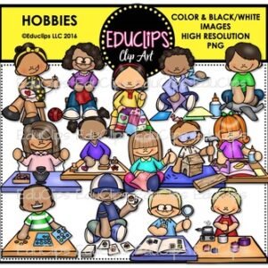 Hobbies Clip Art Bundle {Educlips Clipart}