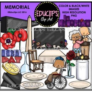 Memorial Clip Art Bundle {Educlips Clipart}