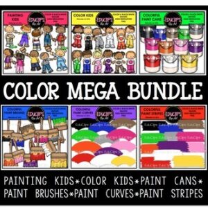 Color Clip Art Mega Bundle {Educlips Clipart}