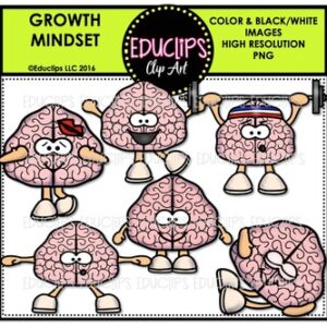Brain Power Clip Art Bundle {Educlips Clipart}