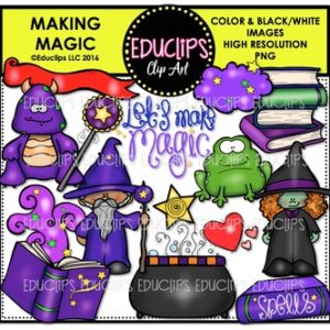 Making Magic Clip Art Bundle  {Educlips Clipart}