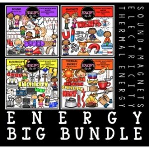 Energy Clip Art Big Bundle  {Educlips Clipart}