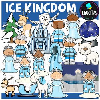 Ice Kingdom Clip Art Set {Educlips Clipart}