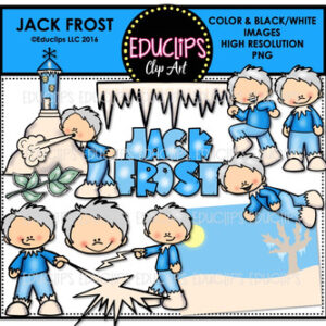 Jack Frost Clip Art Set {Educlips Clipart}