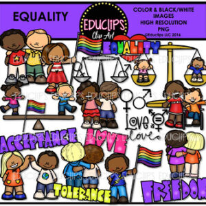 Equality Clip Art Bundle {Educlips Clipart} #kindnessnation