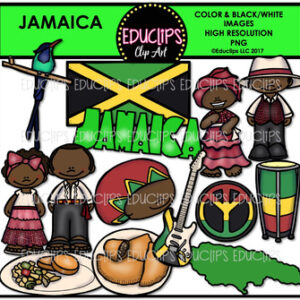 Jamaica Clip Art Bundle {Educlips Clipart}