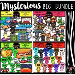 Mysterious Clip Art Big Bundle {Educlips Clipart}