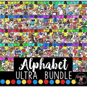 Alphabet Clip Art Ultra Bundle {Educlips Clipart}