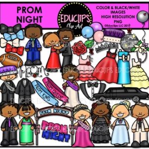 Prom Night Clip Art Bundle {Educlips Clipart}