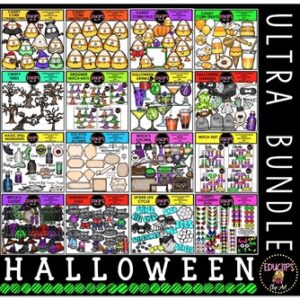 Halloween Clip Art Ultra Bundle {Educlips Clipart}