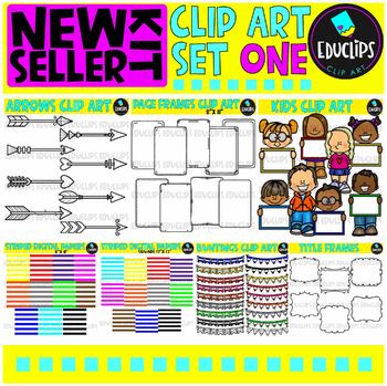 New Sellers Clip Art Kit {Educlips Clipart}
