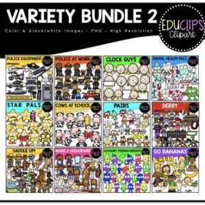 Variety Clip Art Mega Bundle 2 {Educlips Clipart}