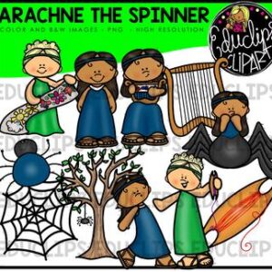 Arachne The Spinner  - Greek Myth Clip Art Bundle {Educlips Clipart}