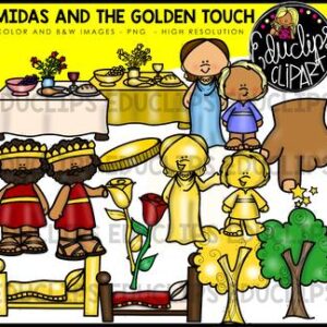 Midas And the Golden Touch Clipart Bundle {Educlips Clipart}