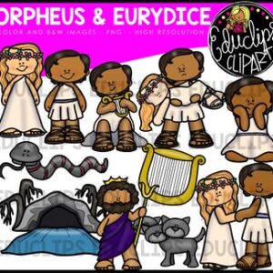 Orpheus and Eurydice - Greek Myth Clip Art Bundle {Educlips Clipart}
