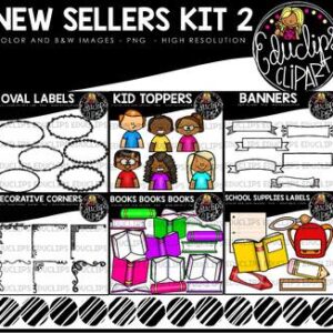 New Sellers Clip Art Kit 2 {Educlips Clipart}
