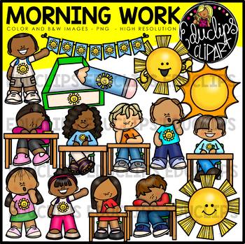 Morning Work Clip Art Bundle {Educlips Clipart}