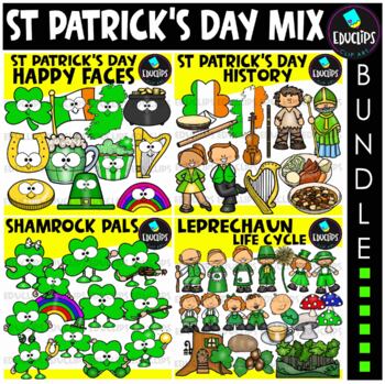 St Patrick's Day '17 Clip Art Bundle {Educlips Clipart}