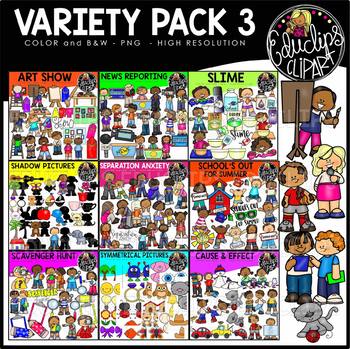 Variety Pack 3 Clip Art Bundle {Educlips Clipart}