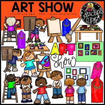 Art Show Clip Art Bundle {Educlips Clipart}
