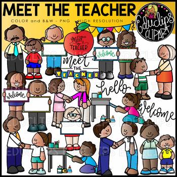 Meet The Teacher Clip Art Set {Educlips Clipart}
