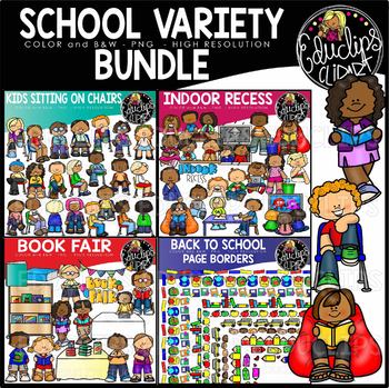 School Variety Clip Art Bundle {Educlips Clipart}