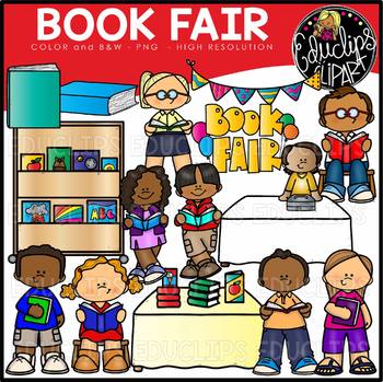 Book Fair Clip Art Set {Educlips Clipart}