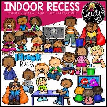 Indoor Recess Clip Art Set {Educlips Clipart}