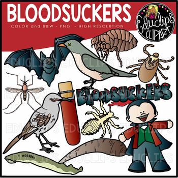 Bloodsuckers Clip Art Set {Educlips Clipart}