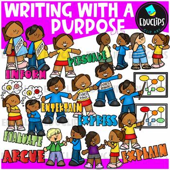 Writing With A Purpose Clip Art Set {Educlips Clipart}