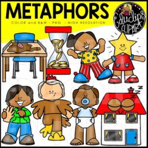 Figurative Language - Metaphors Clip Art Set {Educlips Clipart}