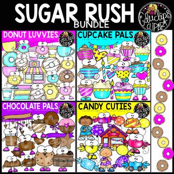 Sugar Rush Clip Art Bundle {Educlips Clipart}