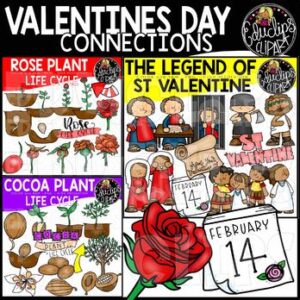 Valentines Day Connections Clip Art Bundle {Educlips Clipart}
