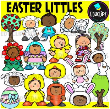 Easter Littles Clip Art Set {Educlips Clipart}