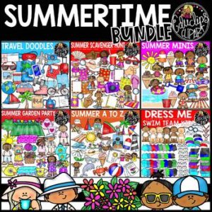 Summertime Clip Art Bundle {Educlips Clipart}