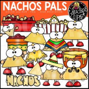 Nachos Pals Clip Art Set {Educlips Clipart}