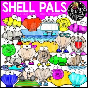 Shell Pals Clip Art Set {Educlips Clipart}